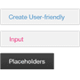 How to make the input placeholder more user friendly